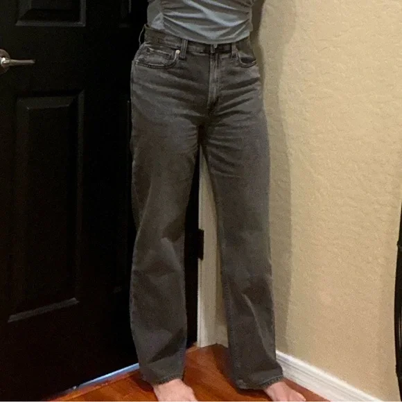 GAP Gray Black sandwash '90s Loose High Rise Jeans - Picture 9 of 11